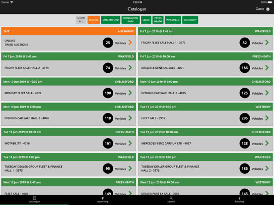 Aston Barclay Trade Auction iPad Screenshots