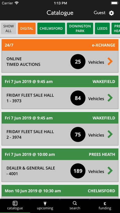 Aston Barclay Trade Auction Screenshots