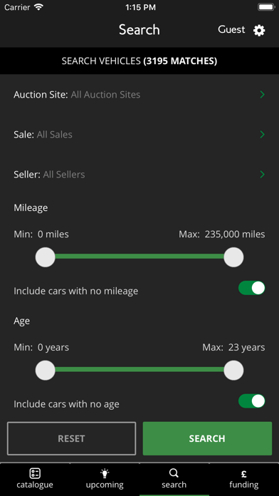 Aston Barclay Trade Auction Screenshots