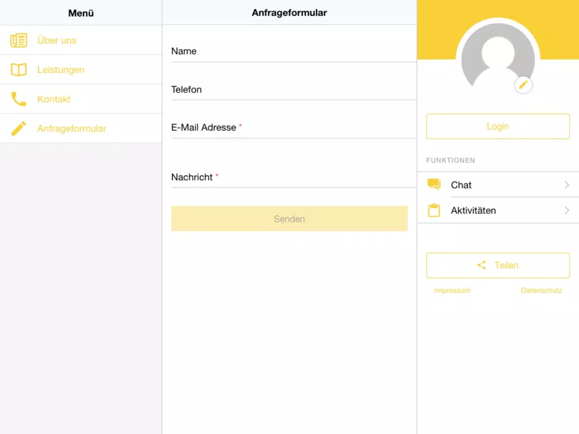 WITTEN Taxi EXPRESS iPad Screenshots