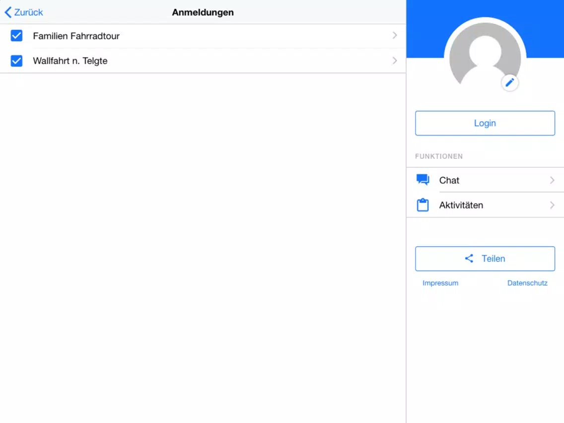 Pfarrei Papst Johannes - KKPJ iPad Screenshots