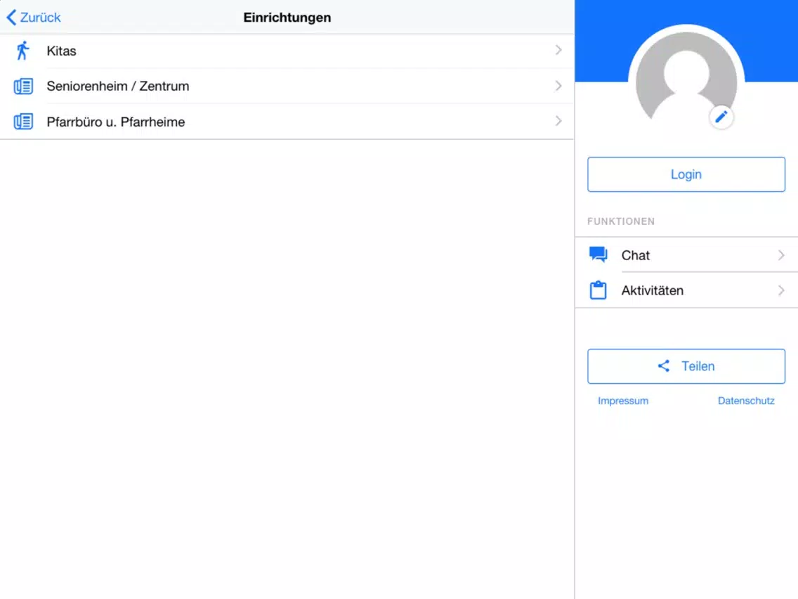 Pfarrei Papst Johannes - KKPJ iPad Screenshots