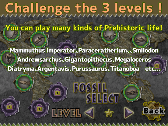 Prehistoric life Puzzle iPad  Screenshots