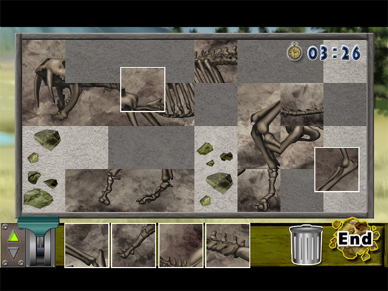 Prehistoric life Puzzle iPad  Screenshots