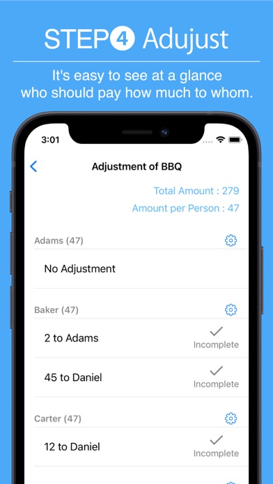 groupay - Adjust Split Bill Screenshots