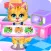 Sweet Rainbow Kitty Cookies