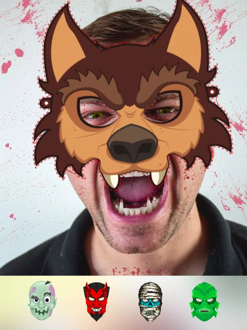 Happy Halloween - Funny, Scary & Animal Masks 2016 iPad Screenshots
