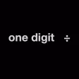 one digit division