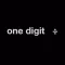 one digit division