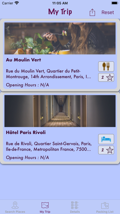 RoadTrip App Screenshots