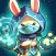 Rabbit in the moon