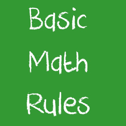 Basic Math Rules Basic Math Rules