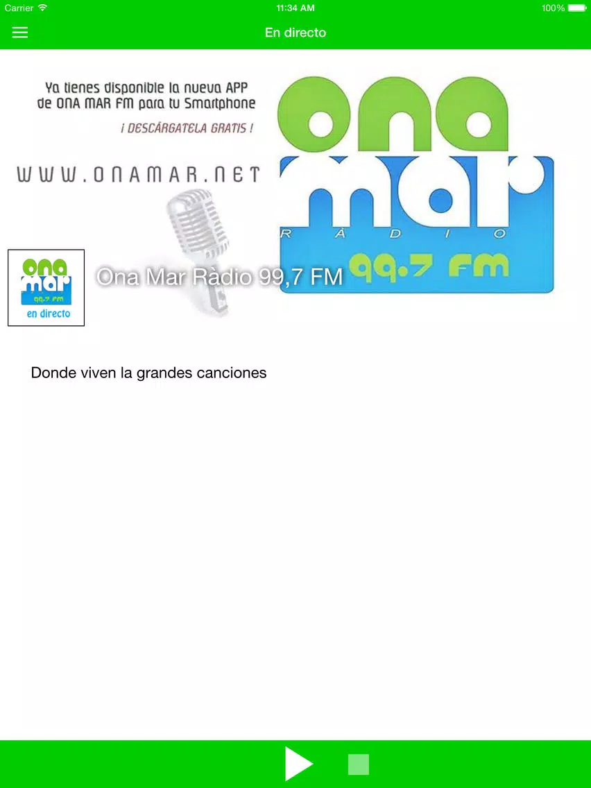 Rádio Ona Mar iPad Screenshots
