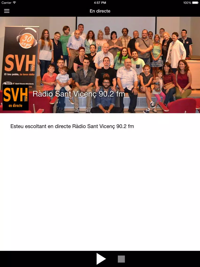 Ràdio Sant Vicenç iPad Screenshots