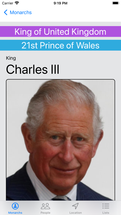 Royal Family Tree Screenshots