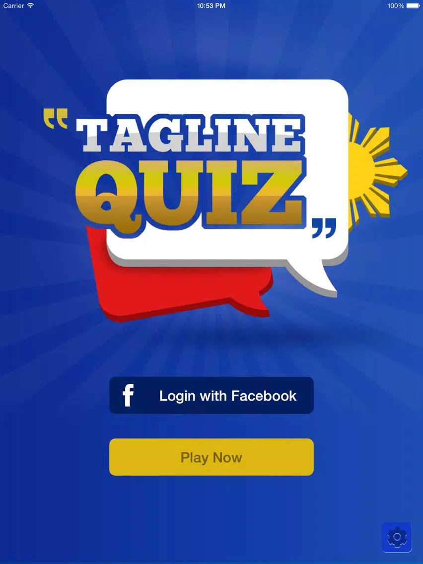 Tagline Quiz iPad Screenshots