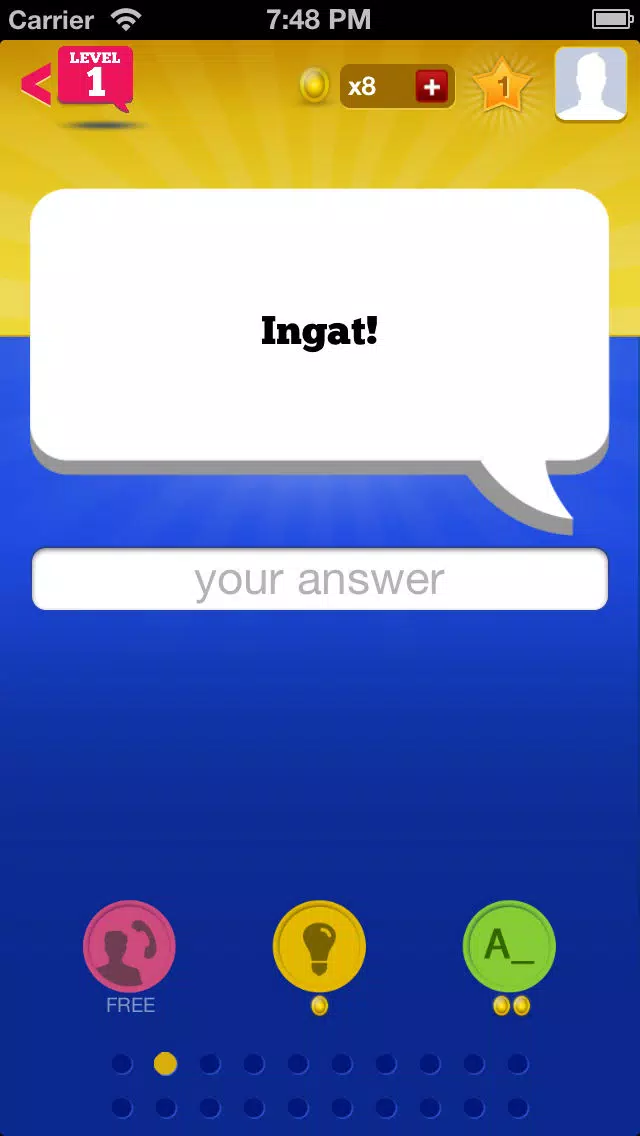Tagline Quiz Screenshots