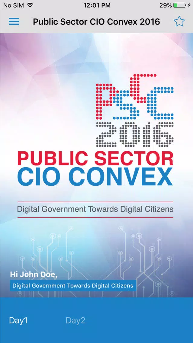 Public Sector CIO Convex 2016 Screenshots
