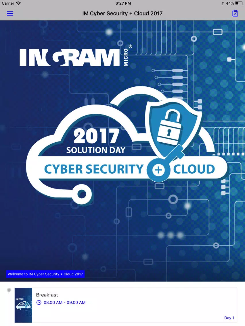 IM Cyber Security + Cloud 2017 iPad Screenshots