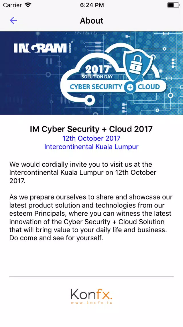 IM Cyber Security + Cloud 2017 Screenshots