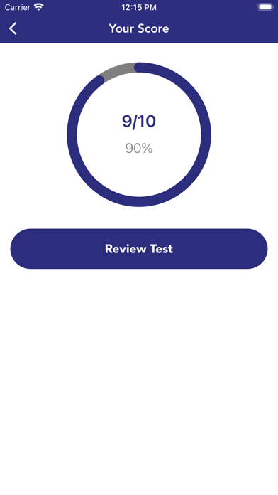 DMV Practice Test • Maine Screenshots