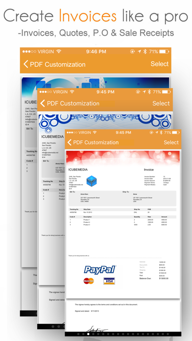 Invoice Manager: Create, Send Invoice and Estimate スクリーンショット