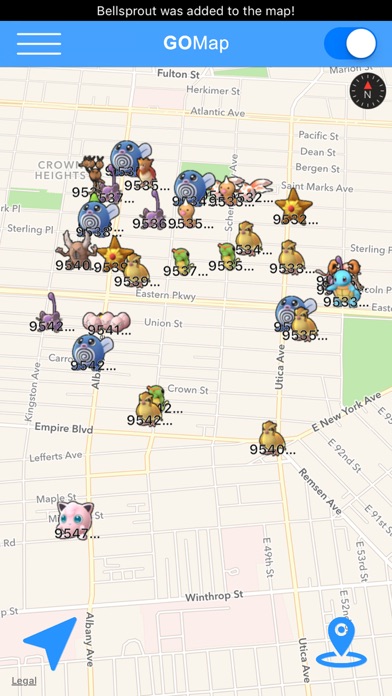 Live Radar - Maps and Notification for Pokémon GO应用截图