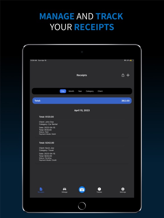 Business Tracker - iCubemedia iPad स्क्रीनशॉट