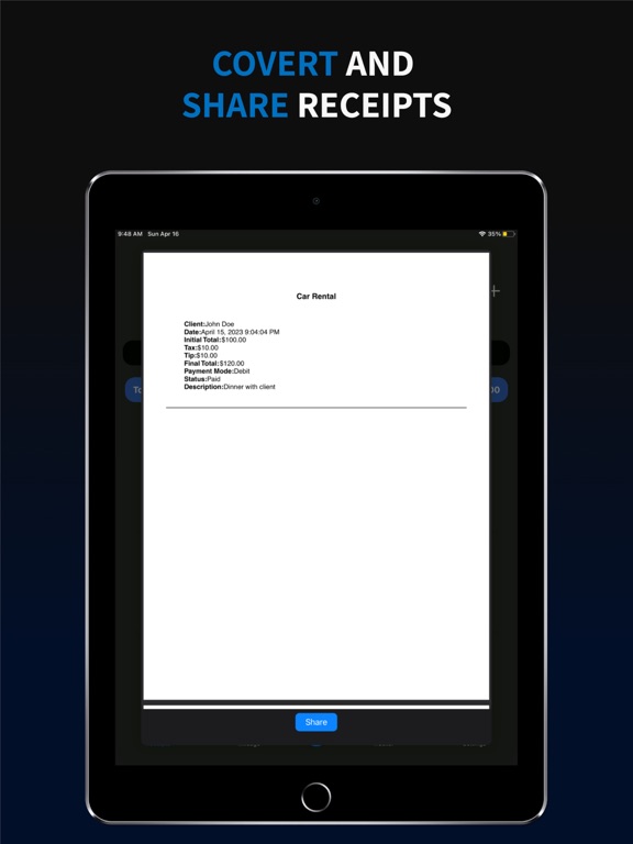 Business Tracker - iCubemedia iPad स्क्रीनशॉट