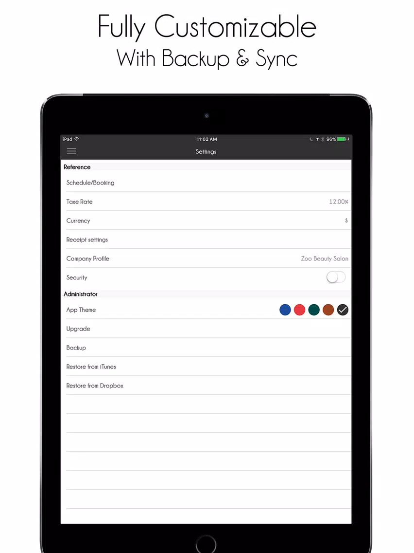 Salon Manager: Appointment Book, Scheduling, POS and Accounting iPad स्क्रीनशॉट