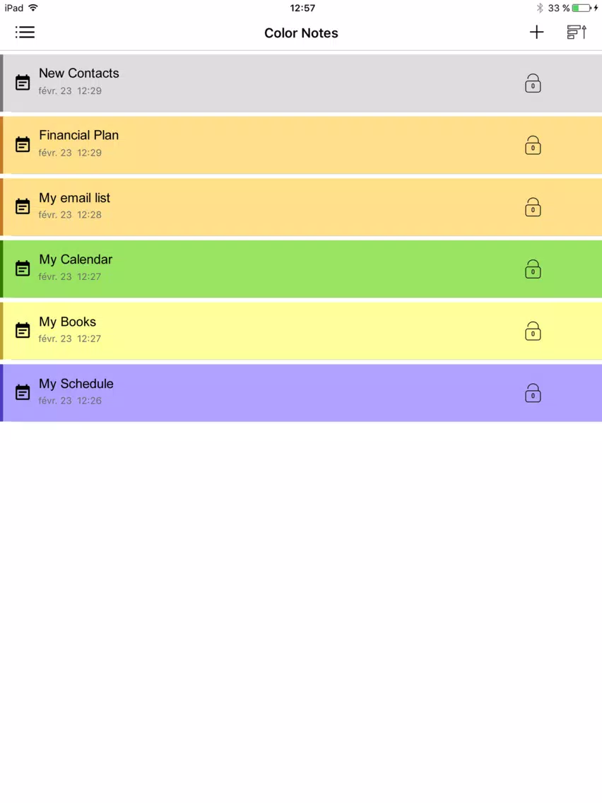 StickyNotes for iPhone and iPad iPad Screenshots