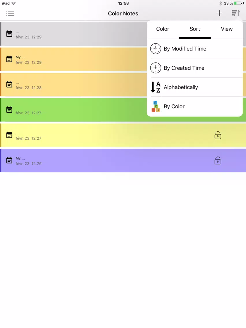 StickyNotes for iPhone and iPad iPad Screenshots