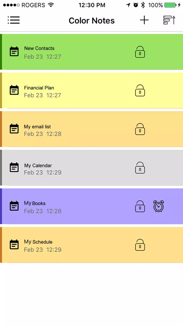 StickyNotes for iPhone and iPad Screenshots