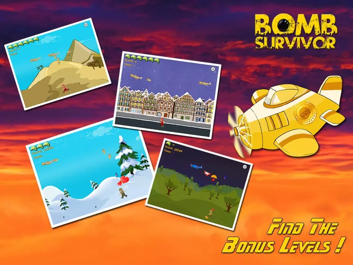 Bomb Survivor Lite iPad 应用截图