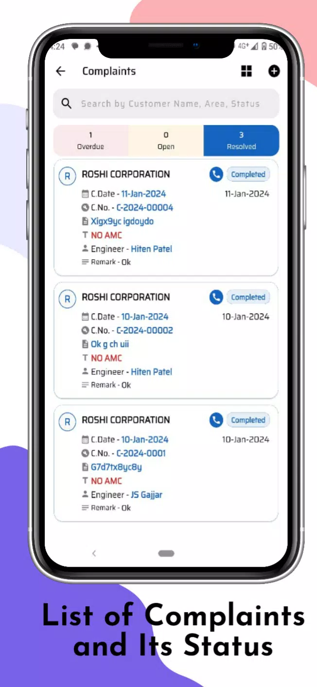 Any Service (AMC Management) Screenshots