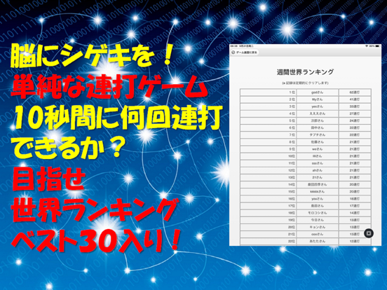 脳シゲキ連打 iPad  स्क्रीनशॉट