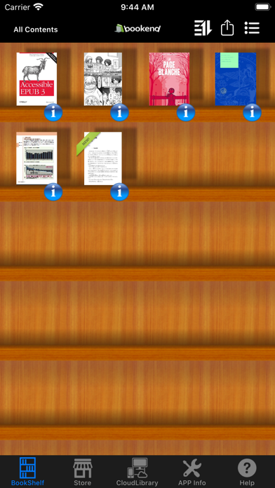 bookend Screenshots