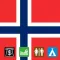 Leisuremap Norway, Camping, Golf, Swimming, Car parks, and more