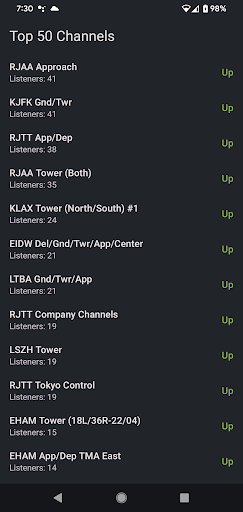 LiveATC for Android Screenshots