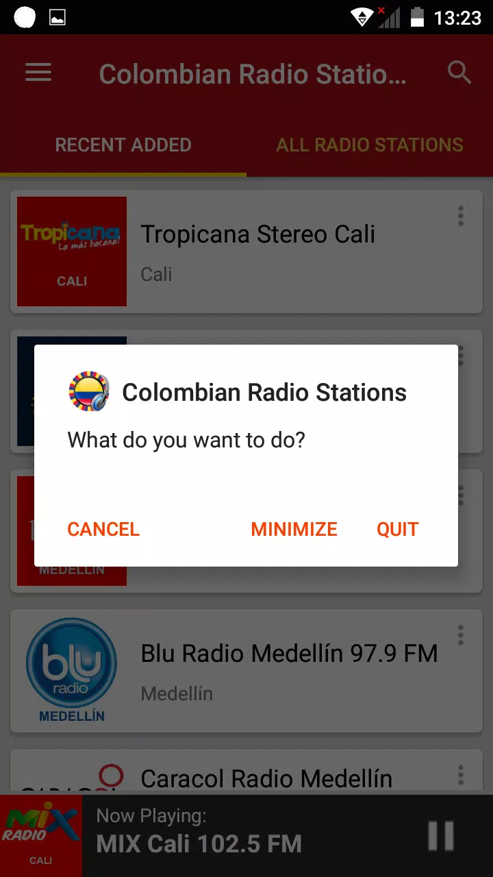 Captures d'écran de Colombia Radio Stations