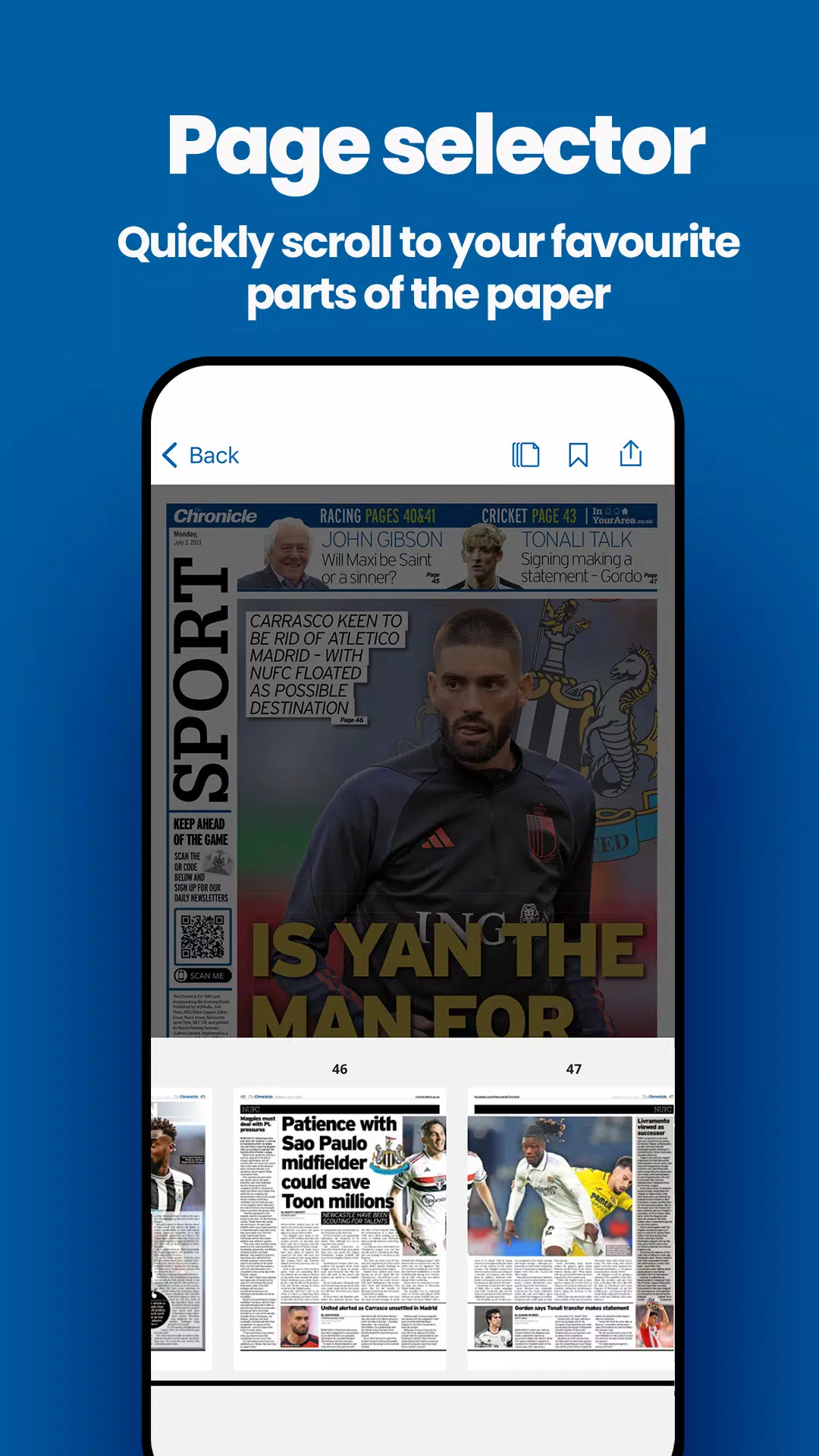 The Chronicle Newspaper Screenshots