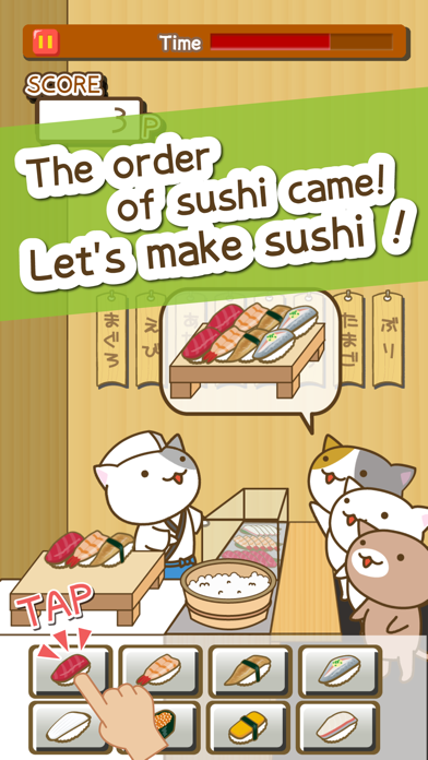 cat's sushi shop Screenshots