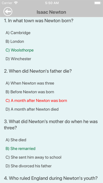 Historical Famous People Quiz Screenshots