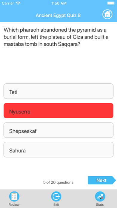 Ancient Egypt Quizzes Screenshots