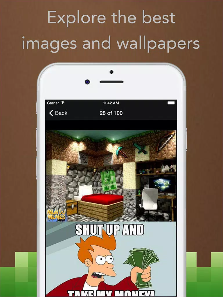 Wallpaper for Minecraft Free (unofficial) - Tips and Tricks, Skins and Community iPad Screenshots