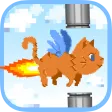 Pixel Cat Can't Fly