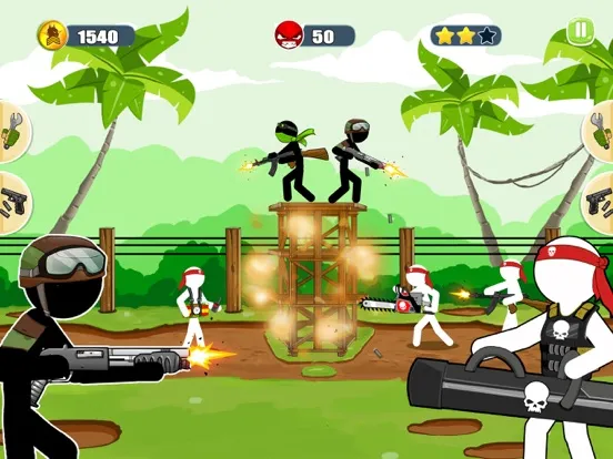 Zrzuty ekranu Stickman Army : The Resistance iPad 