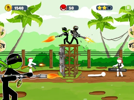 Zrzuty ekranu Stickman Army : The Resistance iPad 