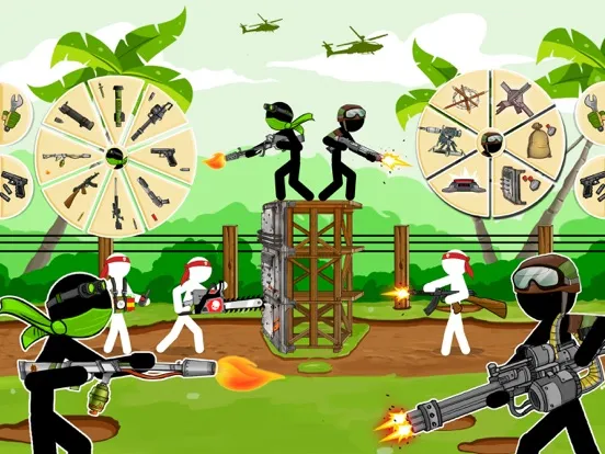 Zrzuty ekranu Stickman Army : The Resistance iPad 