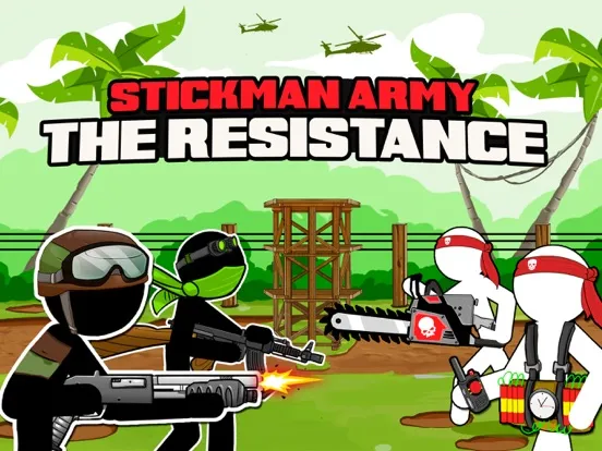 Zrzuty ekranu Stickman Army : The Resistance iPad 